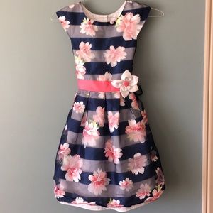 Blue Flowered Children’s Dress